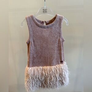 Deux Par Deux feather dress